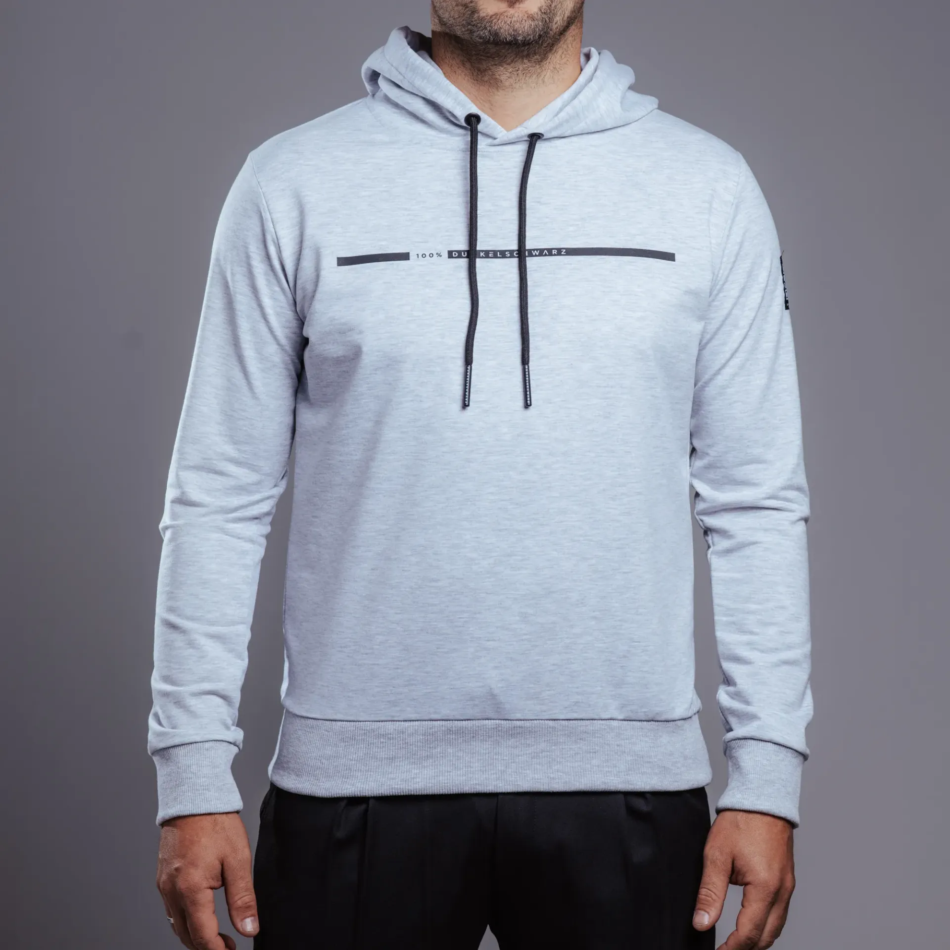 Hoody DS-3 CENT lightgrey/m. (S)