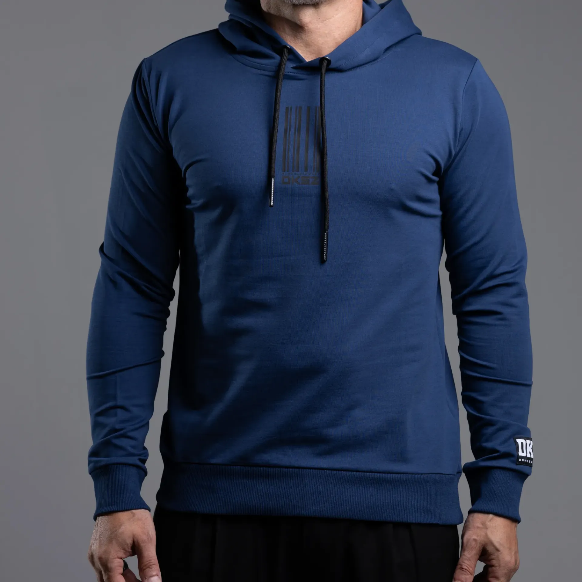 Hoody DS-3 LONGSTRIPES blue (S)