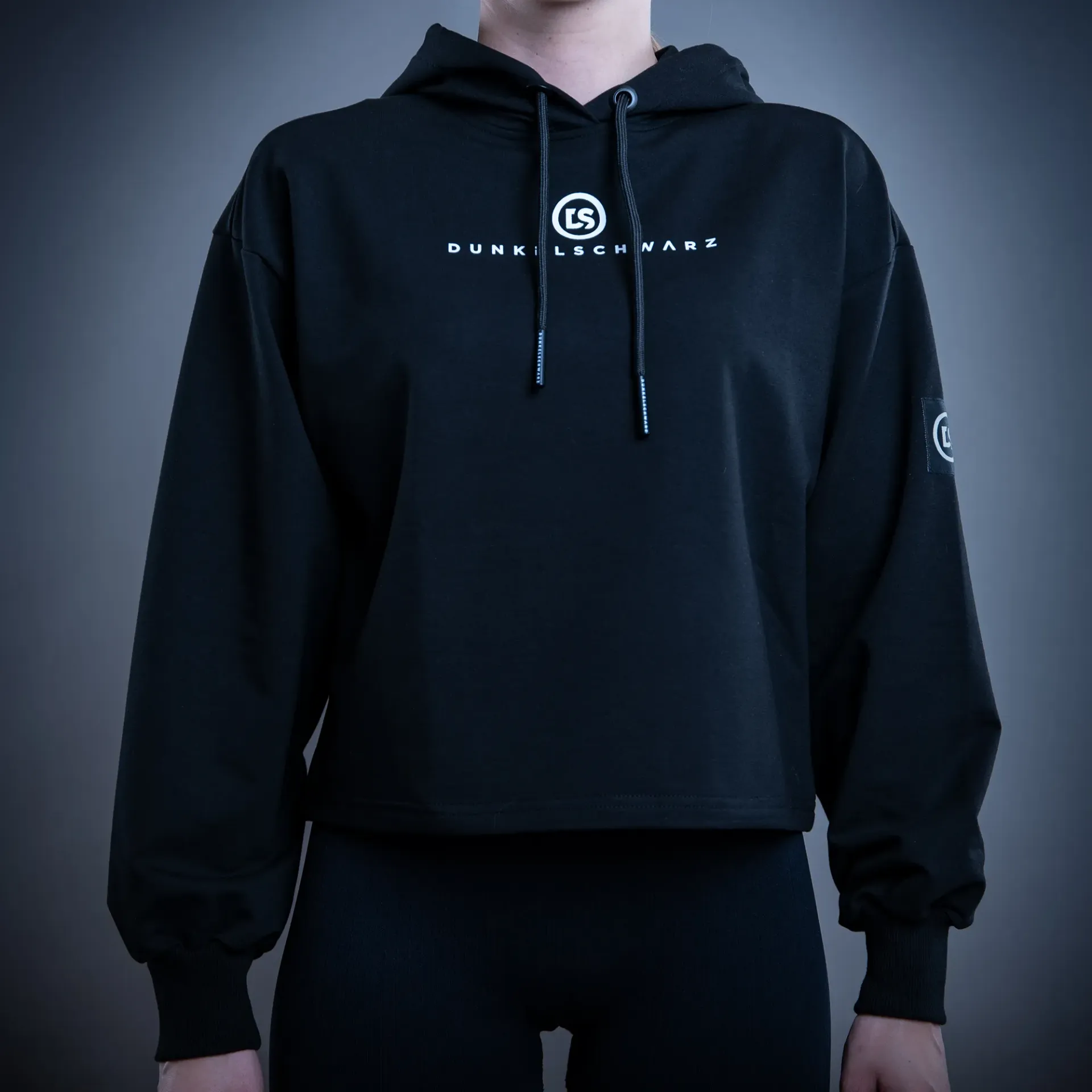 Da-Hoodie oversize W-3 ROLLUP black (XS)