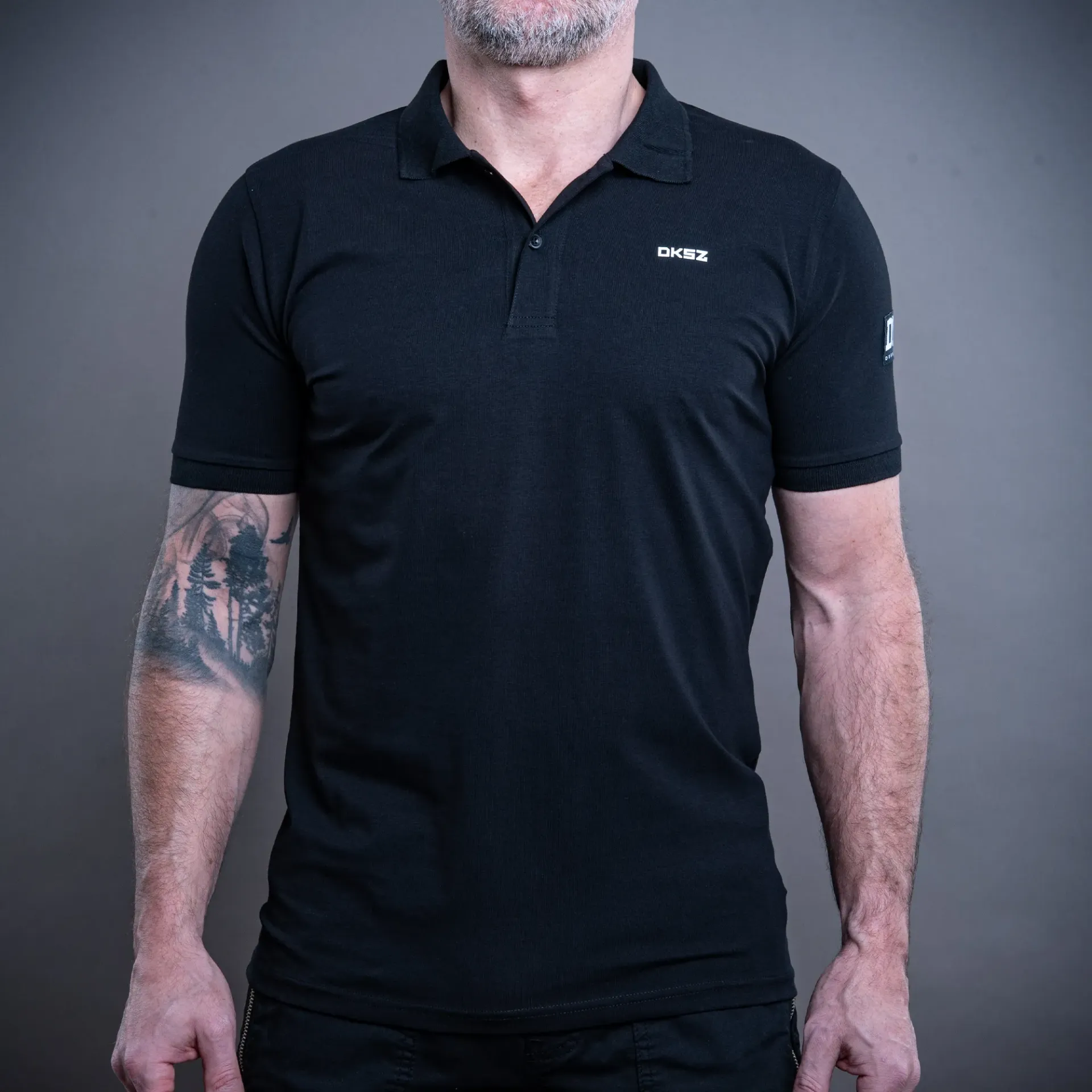 Poloshirt DS-61 PETIT black (S)