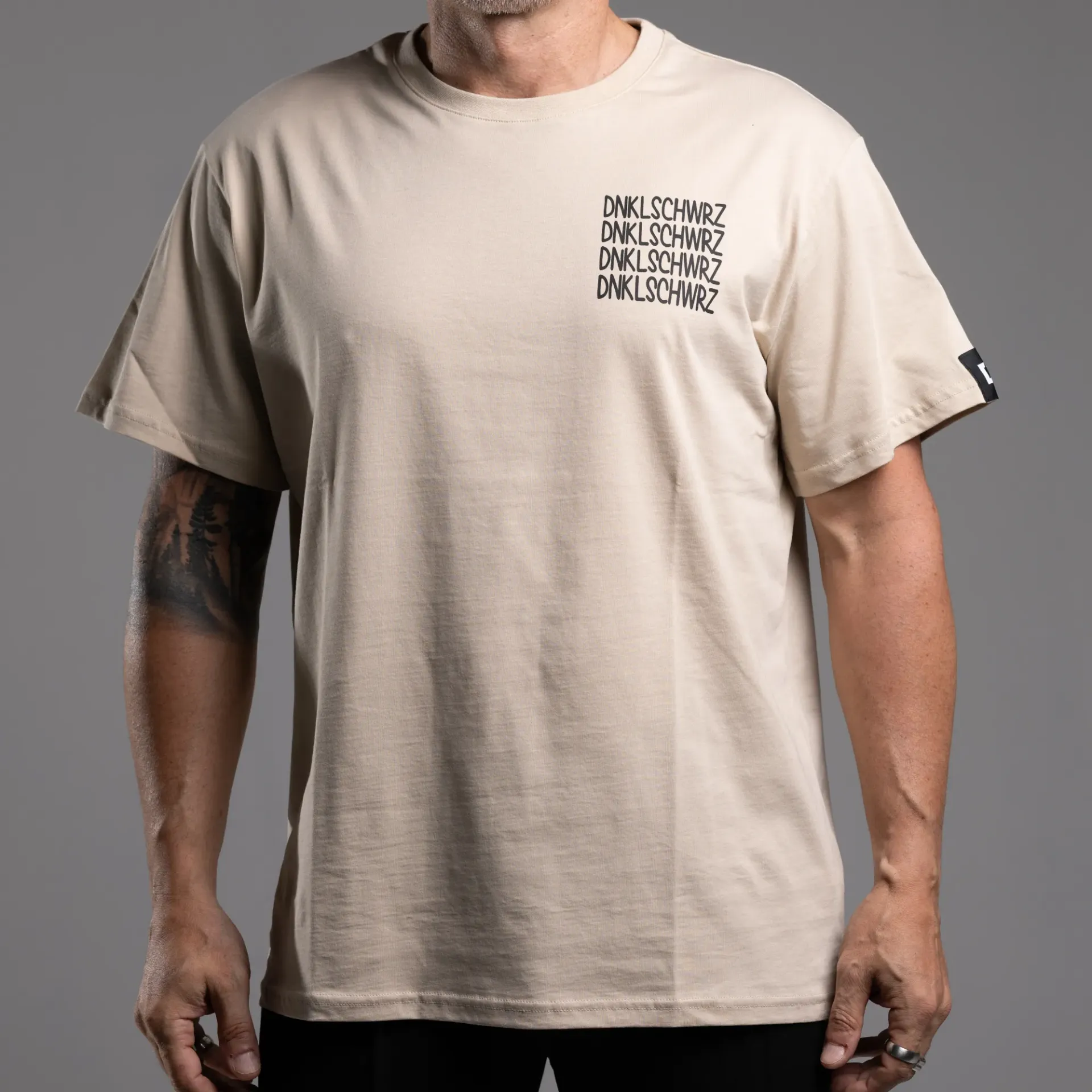 Oversize T-Shirt DS-100 4LINES sand